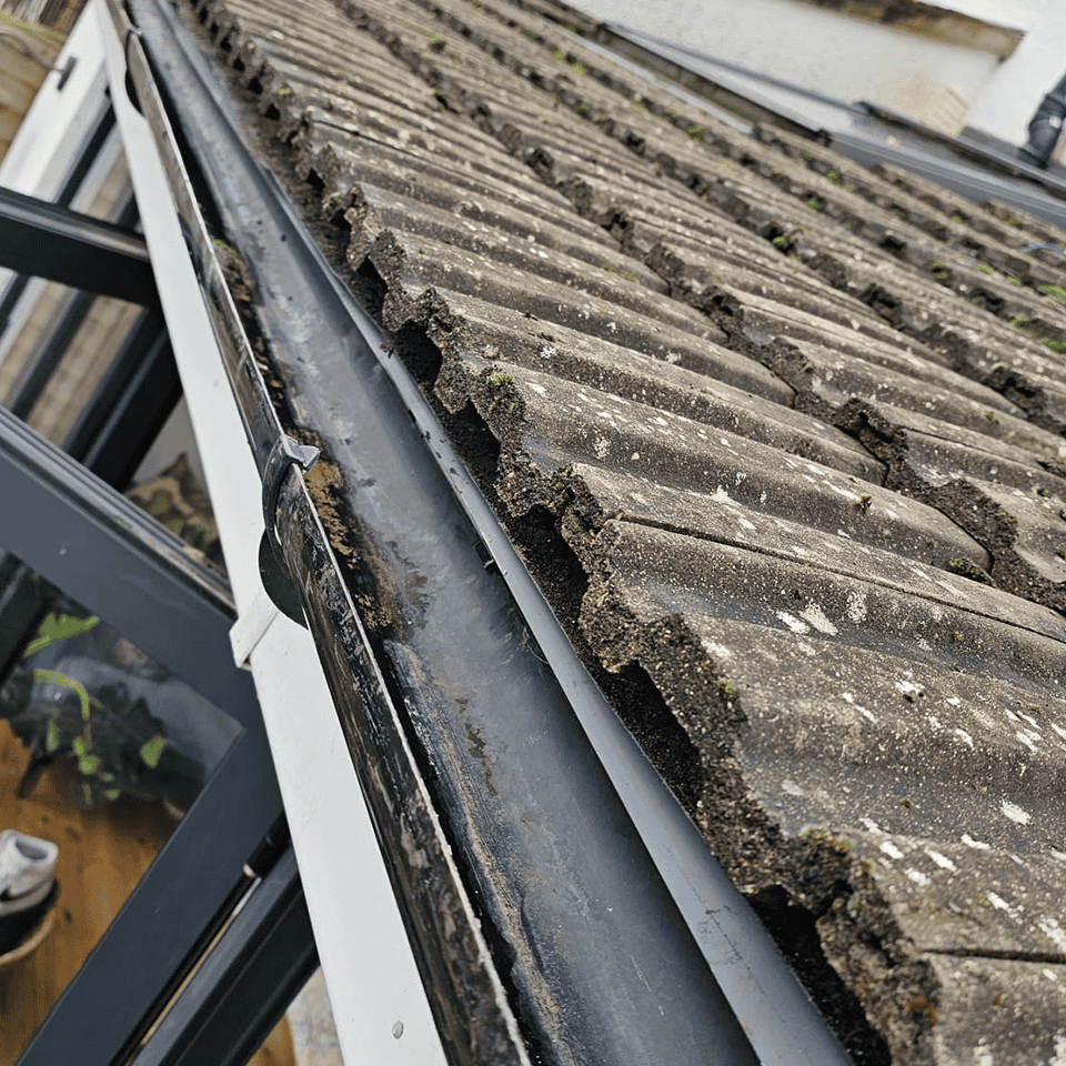 Gutter cleaning job in Redhill,after the gutter cleaning process